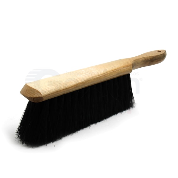 Counter Duster - 5 x 15 Row Black Tampico Bristle Wood Handle, PK12